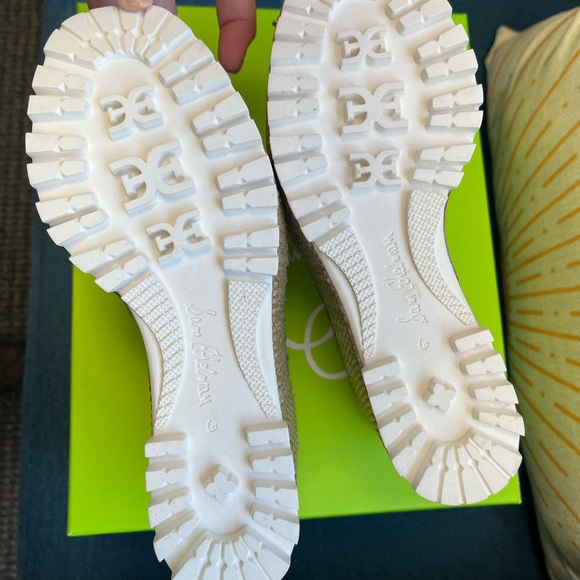 Sam Edelman Livi Natural Raffia Wedges NEW - Picture 4 of 5